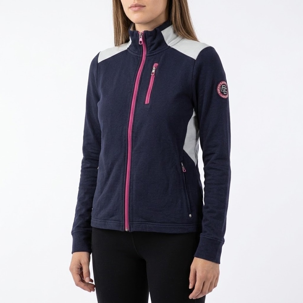 Lauren Active Ralph Lauren Full Zip Jacket Women's Small Navy Blue Winter Wear